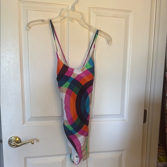 Trina Turk Kaleidoscope Swimsuit - NWT Sz 8 - Picture 5 of 8